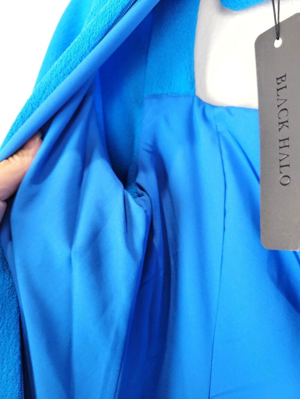 NWT Black Halo Coralia Breezy Blue A-Line Dress Size 4 - Picture 10 of 14